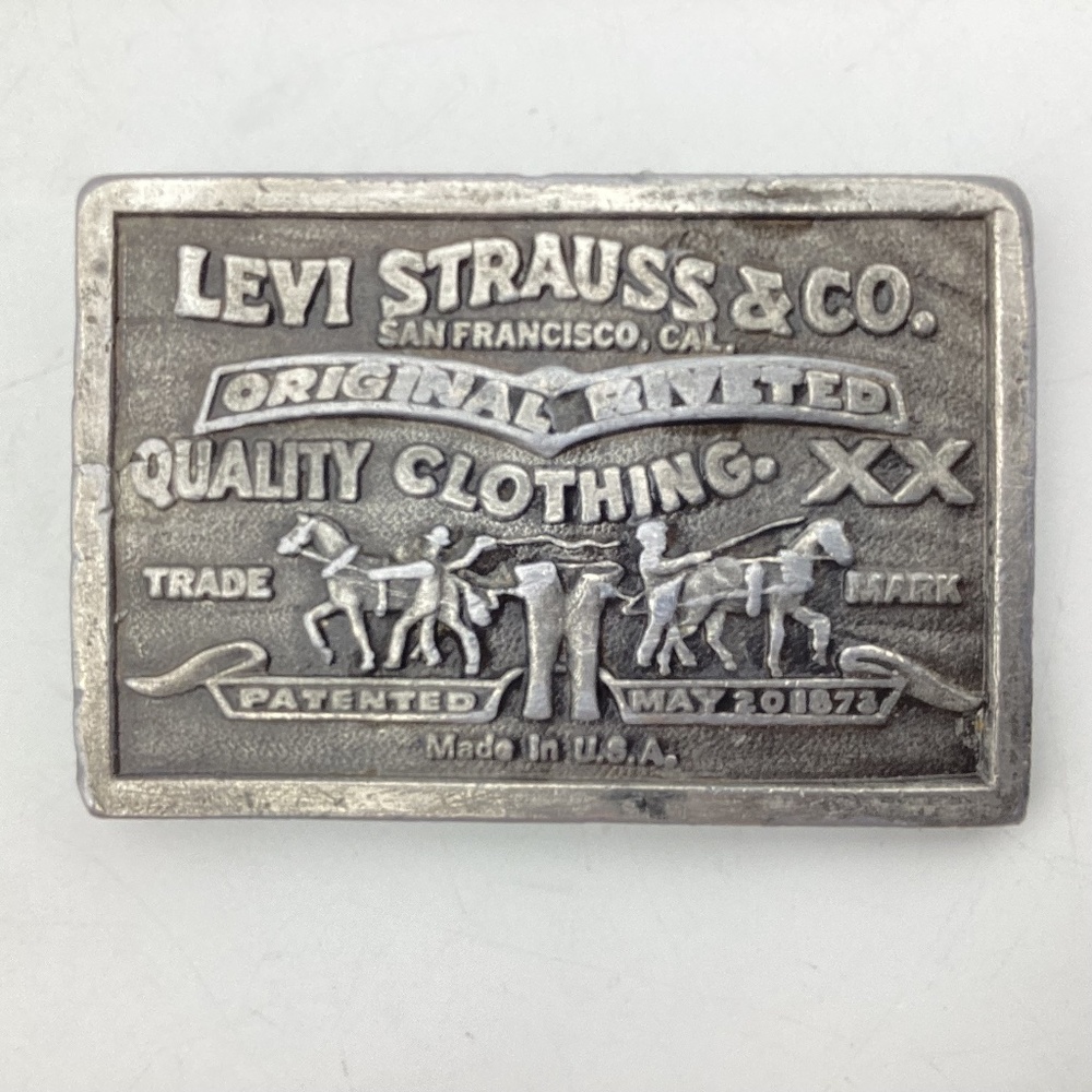 Levi Strauss & Co. Brass Belt Buckle